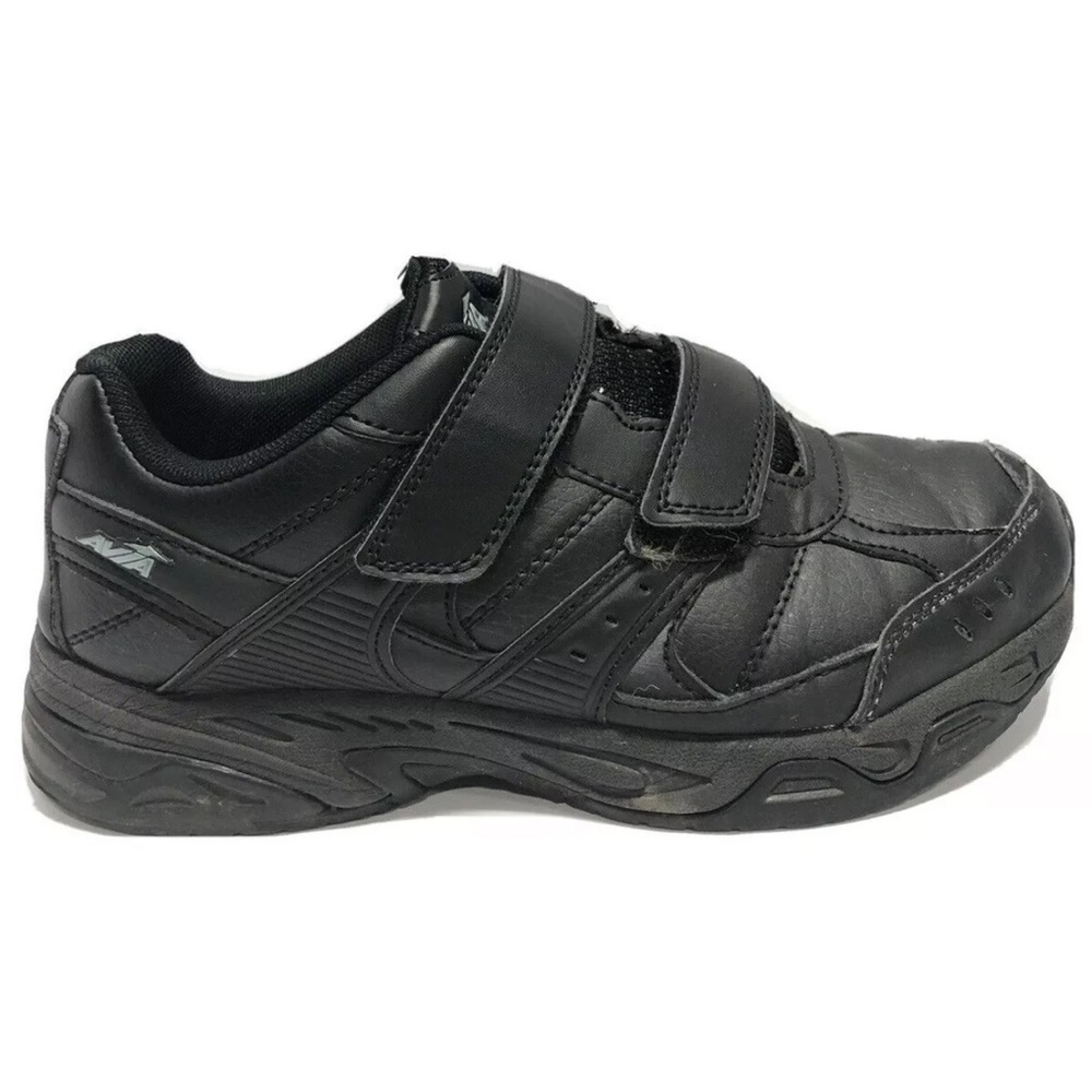 Avia Women’s Avi-Union II Strap Black Sneakers, Size 6 Wide